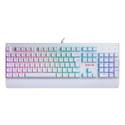 Teclado Mecânico Gamer Redragon Kala K557W, RGB, Switch Outemu MK2 Blue, ABNT2, Branco - K557W-RGB (PT-BLUE)