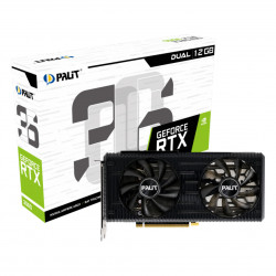 Placa de Vídeo Palit NVIDIA GeForce RTX 3060 Dual, LHR, 12GB, GDDR6, DLSS, Ray Tracing - NE63060019K9-190AD