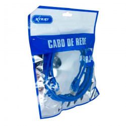 Cabo de Rede 1.50 Metros Patch Cord CAT.5E Knup, Azul - KP-C14