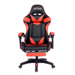 Cadeira Gamer PCTOP SE1006 Racer, Com Altura de Ajuste, Preto e Vermelho - SE1006