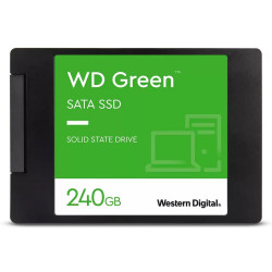 SSD WD Green, 240GB, SATA, Leitura 545MB/s, Gravação 430MB/s - WDS240G3G0A