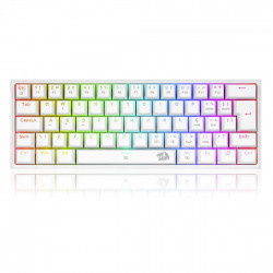 Teclado Mecânico Gamer Redragon Fizz, RGB, Switch Red, ABNT 2, Branco - K617-RGB-W (PT-RED)