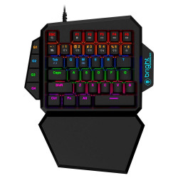 Teclado Mecânico Gamer Uma Mão 39 Teclas Bright GTC563