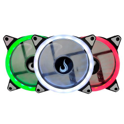 Kit Cooler FAN Rise Smart, Dual Led, RGB 120mm - RM-FN-02-RGB