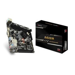 Placa Mãe com Processador AMD Biostar A68N-2100K AMD E1-6010 2.0, Mini ITX, DDR3, USB 3.0, HDMI