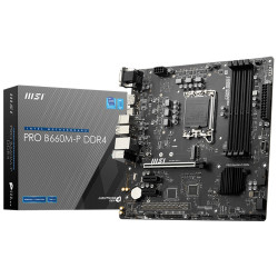 Placa Mãe MSI PRO B660M-P, LGA 1700, mATX, DDR4 - PRO B660M-P DDR4