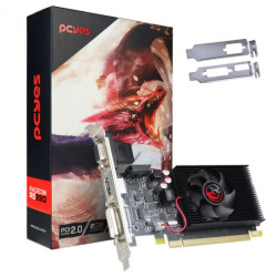 Placa de Vídeo PCYes R5 220, Radeon 2GB, DDR3, 64Bit, Low Profile, VGA DVI HDMI - PVR52202GBR364