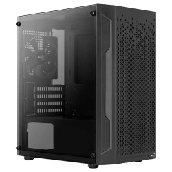 Gabinete Gamer Aerocool ATX Trinity Mini V1, Lateral em Vidro Temperado, Preto - 73880