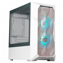 Gabinete Gamer Cooler Master MasterBox TD300 MESH, ARGB, Mini Tower, Com FAN, Lateral em Vidro, Branco - TD300-WGNN-S00