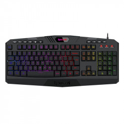 Teclado Gamer Redragon Harpe 2, RGB, ABNT2, Full-Size, Preto - K503RGB V2