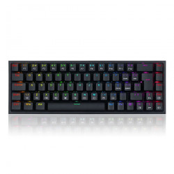 Teclado Mecânico Gamer Redragon Castor RGB, Switch Blue Removíveis, ABNT2, Preto - K631-RGB (PT-BLUE)