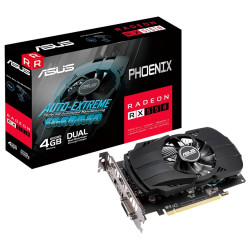 Placa de Vídeo RX 550 Asus Phoenix AMD Radeon, 4GB, GDDR5, 128 Bits, HDMI DP DVI - PH-RX550-4G-EVO