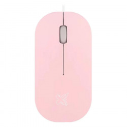 Mouse Maxprint Surface, 3 Botões, 1200DPI, USB, Rosa - 60000136