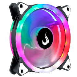 Cooler FAN Rise Mode Galaxy, 12cm, Led RGB, Preto - RM-FRM-02-RGB