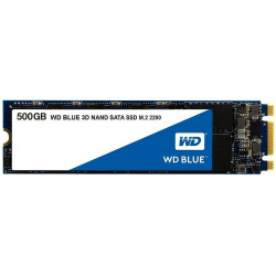 SSD 500GB WD Blue, M.2, Sata, Leitura: 560MB/s e Gravação: 530MB/s - WDS500G2B0B