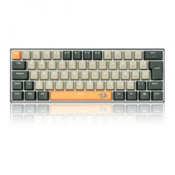 Teclado Mecânico Gamer Redragon Lakshmi, RAINBOW, Switch Brown, ABNT 2, Preto -  K606-OGGYBK (PT-BROWN)