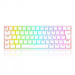 Teclado Mecânico Gamer Redragon Draconic Pro, RGB, 60%, Switch Brown. ABNT, Bluetooth, Branco - K530W-RGB-PRO (PT-BROWN)