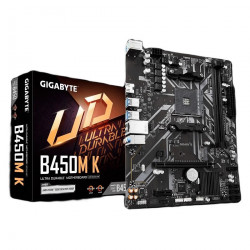 Placa Mãe Gigabyte B450M K, AMD AM4, DDR4, USB 3.0, DVI HDMI