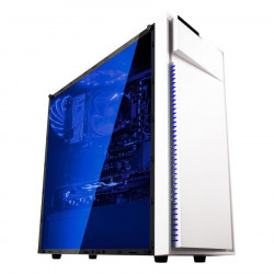 Gabinete Gamer Bluecase BG-015, USB 3.0, Janela Lateral De Acrílico, Sem Fonte, Branco - BG015WGCASE