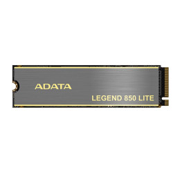 SSD Adata Legend 800 Lite, 500GB, M.2 2280 NVMe PCIE 4.0, Leitura 3500MB/s, Gravação 2800 MB/s, Cinza - ALEG-800-500GCS