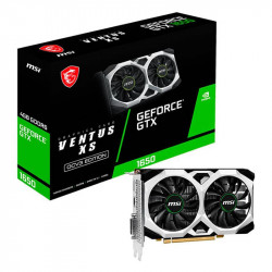 Placa de vídeo MSI NVIDIA GeForce GTX 1650 D6 VENTUS XS OCV3, 4GB GDDR6, 128Bit, DVI HDMI DP - 912-V812-003