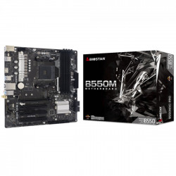 Placa Mãe Biostar B550MXC PRO, AMD AM4, DDR4, mATX, USB 3.0, TIPO C, HDMI, WI-FI