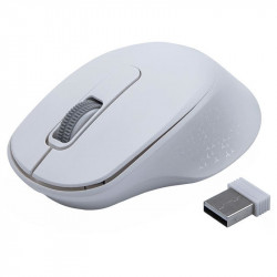 Mouse Sem Fio C3Tech, 1600 DPI, Bluetooth, Nano Receptor USB, Branco - M-BT200WH