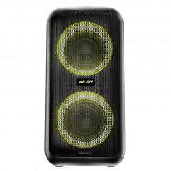 Caixa De Som Bluetooth WAAW by ALOK Boombox Infinite 200, 160W RMS, Preto e Verde - WAAW0035