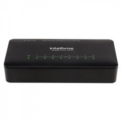 Switch Intelbras 8 Portas 10/100MBPS, Fast Com Vlan Fixa, Preto - SF 800 VLAN Ultra 4760060