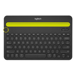 Teclado Logitech Sem Fio K480 Bluetooth, Easy-Switch, Com Suporte, Preto - 920-006348