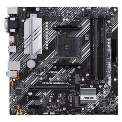Placa Mãe Asus Prime B550M-A, Chipset B550, AMD AM4, mATX, DDR4, VGA/DVI/HDMI - 90MB14I0-C1BAY0