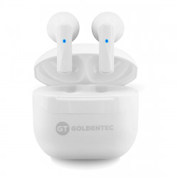 Fone de Ouvido Goldentec TWS GT Free, Bluetooth 5.1, Branco - 52394