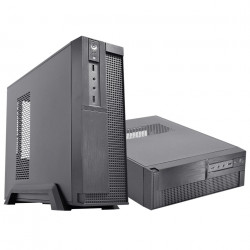 Gabinete Slim K-Mex GM-04CC, mATX, Com Fonte 200W, USB 2.0, Preto - GM04CCBN001B0X