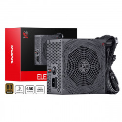 Fonte PCYes, 450W, Electro V2, 80 Plus Bronze, PFC ATIVO, ELECV2PTO450W - 28741