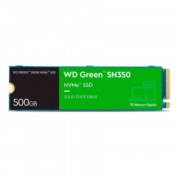 SSD WD Green SN350, 500GB, M.2 2280, PCIe, NVMe, Leitura: 2400MB/s, Gravação: 1500MB/s, Verde - WDS500G2G0C