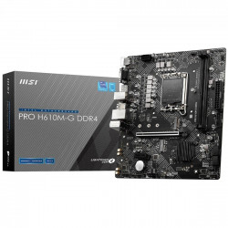 Placa Mãe MSI PRO H610M-S, Intel LGA1700, mATX, DDR4, USB 3.0, HDMI