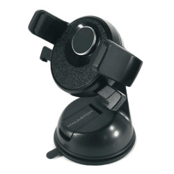 Suporte Universal Veicular Para Smartphone e Celular H`Maston, Preto - CJ-80