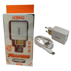 Carregador Para Celular USB-C Com Entrada USB 5.1A 50W, H'Maston - LR28-3