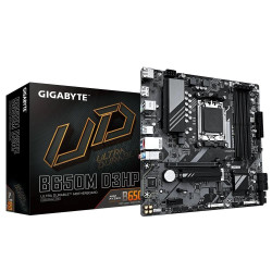 Placa Mãe Gigabyte B650M D3HP, Chipset B650, AMD AM5, DDR5, mATX, HDMI, DP - B650 D3HP
