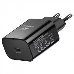 Carregador de Tomada Universal C3Tech, Com USB AC/USB, 20W, Preto - UC-P100BK