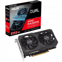 Placa de Vídeo ASUS Dual AMD Radeon RX 6500 XT V2 OC Edition, 4GB, GDDR6, FSR, Ray Tracing - DUAL-RX6500XT-O4G-V2