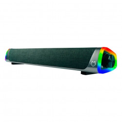 Caixa de Som Soundbar Gamer Husky Snow, 4W, Iluminação RGB, USB, P2, Preto - HSB110PT