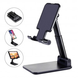 Suporte de Mesa Universal Para Smartphone Celular Portátil IT-Blue, Ajustável, Preto - LE-049