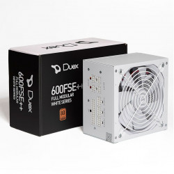 Fonte Duex 600FSE++ White Series, 600W, 80 Plus Bronze, PFC Ativo, Full Modular, Bivolt, Branco - DX600FSE++ White