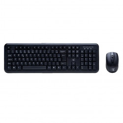 Teclado e Mouse Sem Fio Exagon Maxprint, USB2.0, 1200DPI, ABNT2, Preto - 60000146