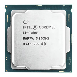 Processador Intel Core i3-9100F, LGA 1151, Cache 6MB, 3.60GHz (4.20Ghz Turbo), OEM