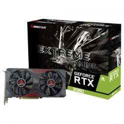 Placa De Vídeo Biostar Extreme Gaming RTX 3060, NVIDIA Geforce, 12GB, GDDR6, Dual Fan, 128bits - VN3606RML9
