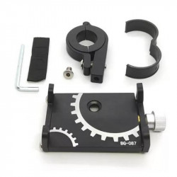 Suporte de Celular Para Moto e Bicicleta, Fixo De Alumínio - HWN-BG087