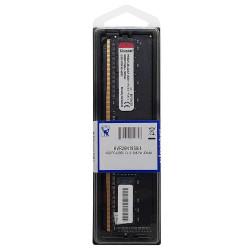 Memória Kingston, 4GB, 2666MHz, DDR4, CL19 1.2V, Preto - KVR26N19S8/4