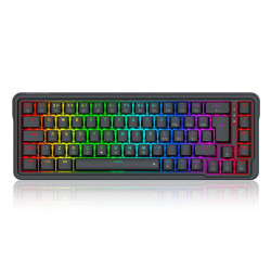 Teclado Mecânico Gamer Redragon Nova RGB, ABNT2, USB, Preto - K709-RGB (PT)